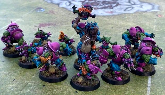 Black Orcs Blood Bowl Team Retro Synth Wave The Stitch Mob